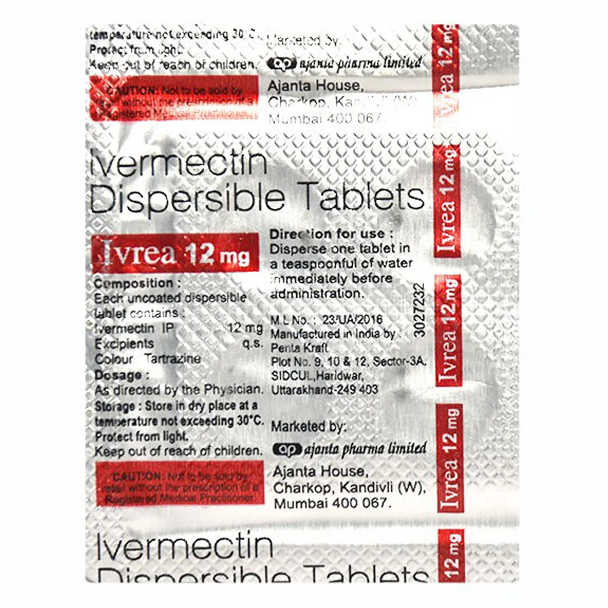 Ivermectin 12 mg cipla