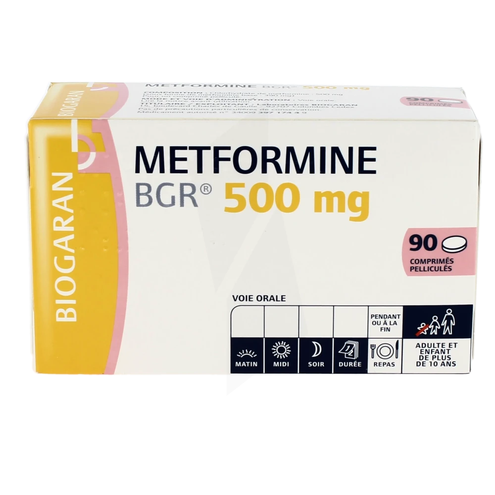 Metformin 500 mg sans ordonnance