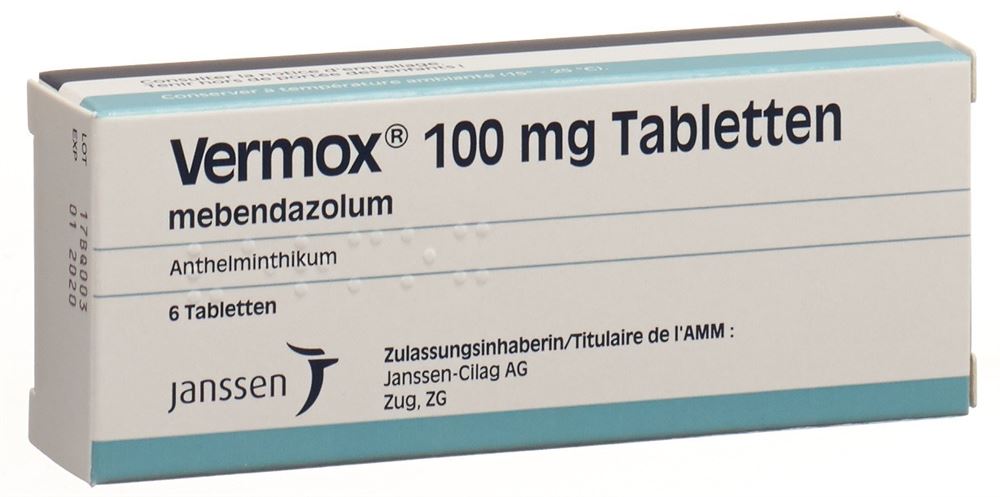 Vermox avec ou sans ordonnance