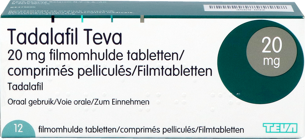 tadalafil 20 mg teva