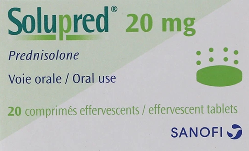 Prednisolone Mylan Générique Solupred