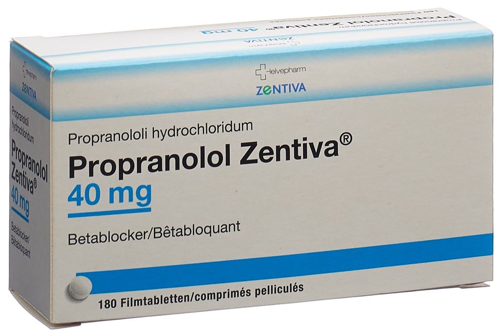 Prix pour propranolol