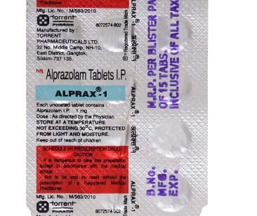 Alprazolam 1 mg online