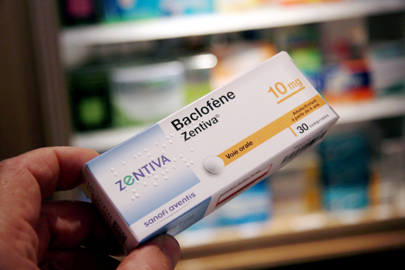 Baclofène zentiva prix