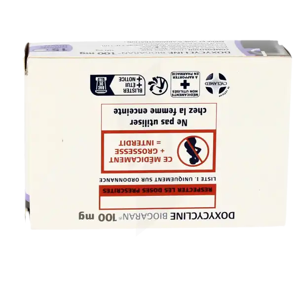 Doxycycline biogaran 100 mg prix
