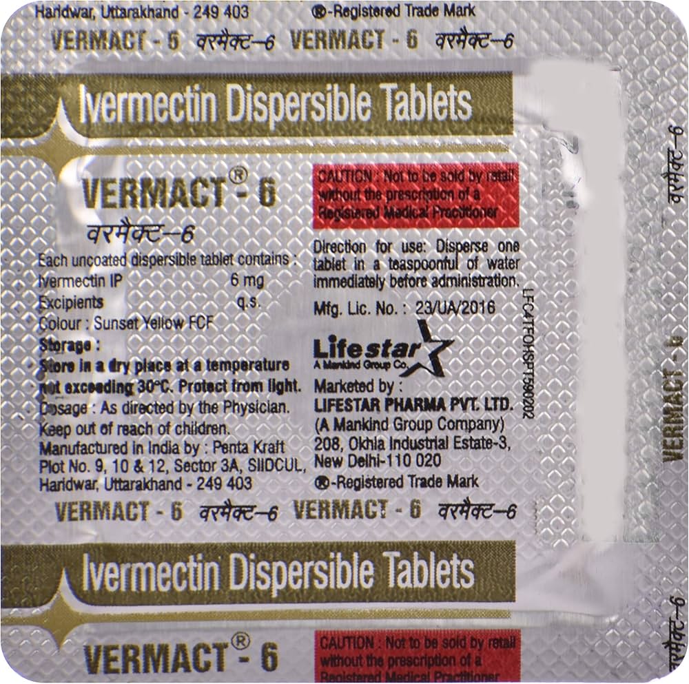 Ivermectin 6 a.t 6mg