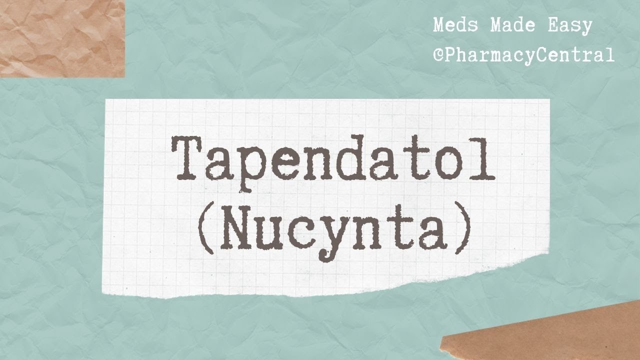 Tapentadol achat france