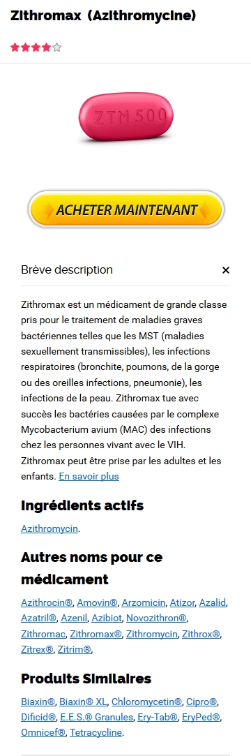 Zithromax france acheter
