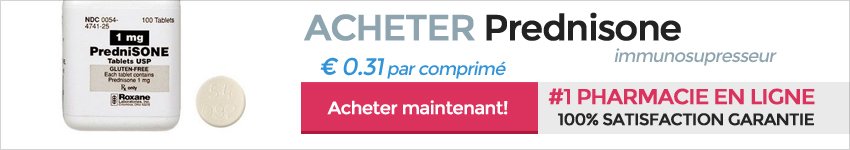 Acheter prednisolone