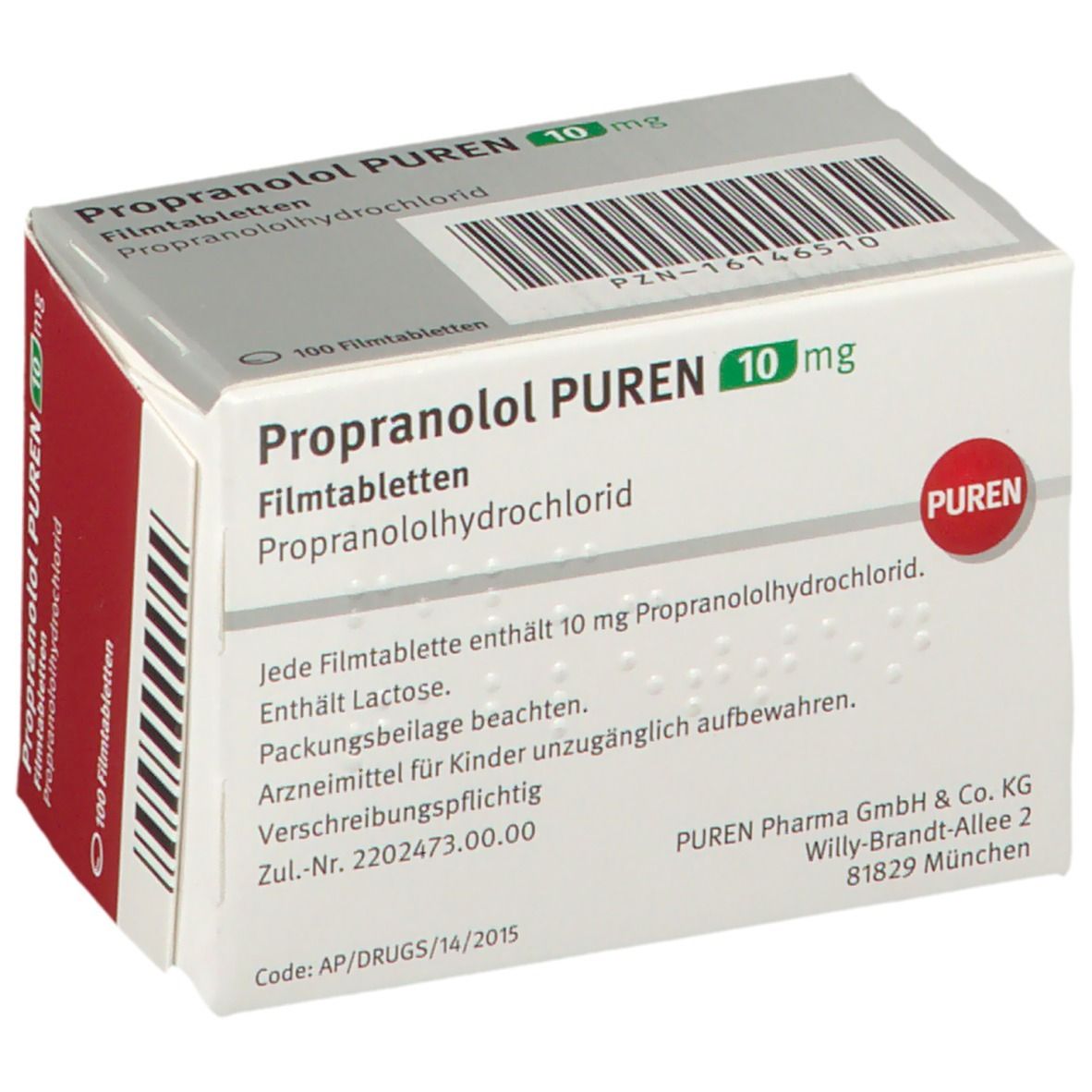 Propranolol 10 Mg Gpo