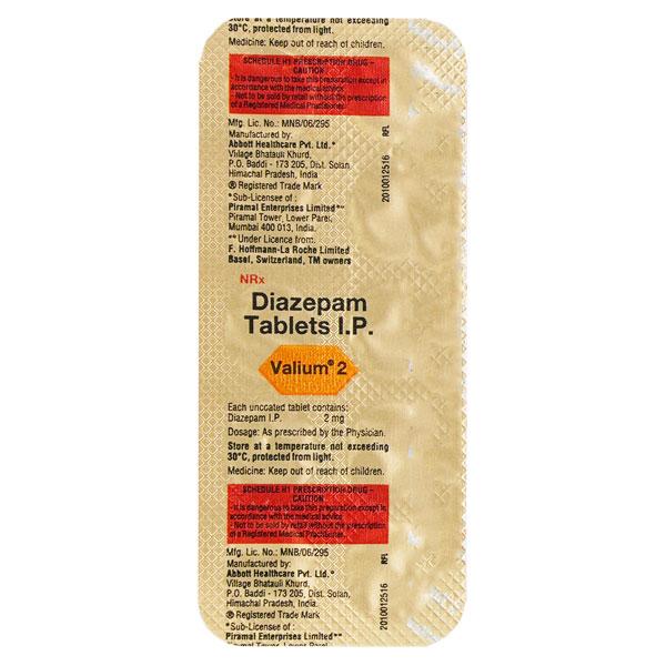 Valium 2 Mg Prix
