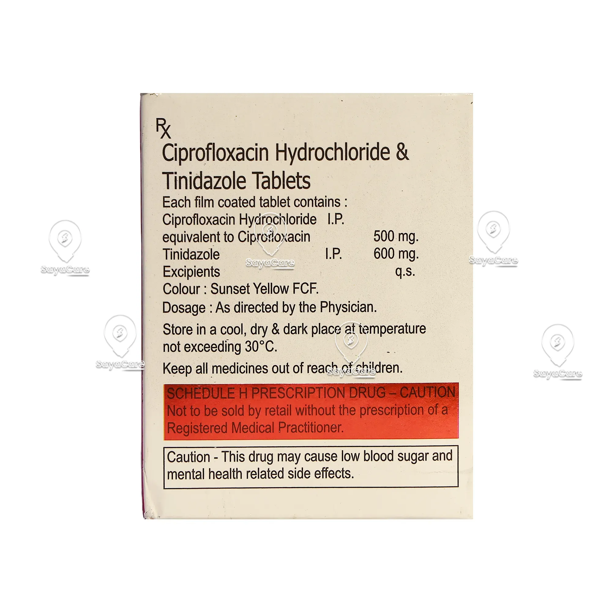 Ciprofloxacin 500 Mg English