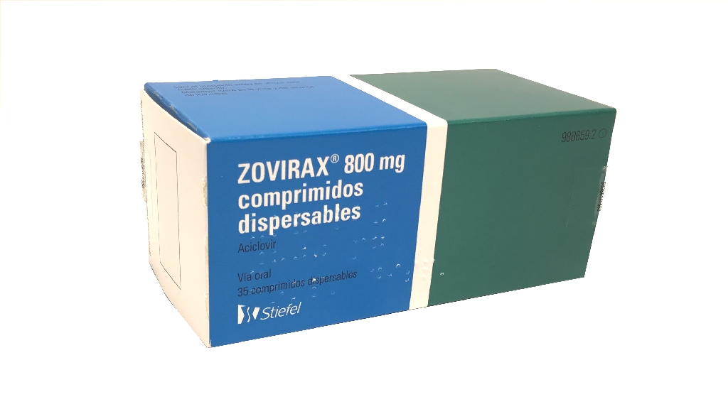 Zovirax de 800 mg