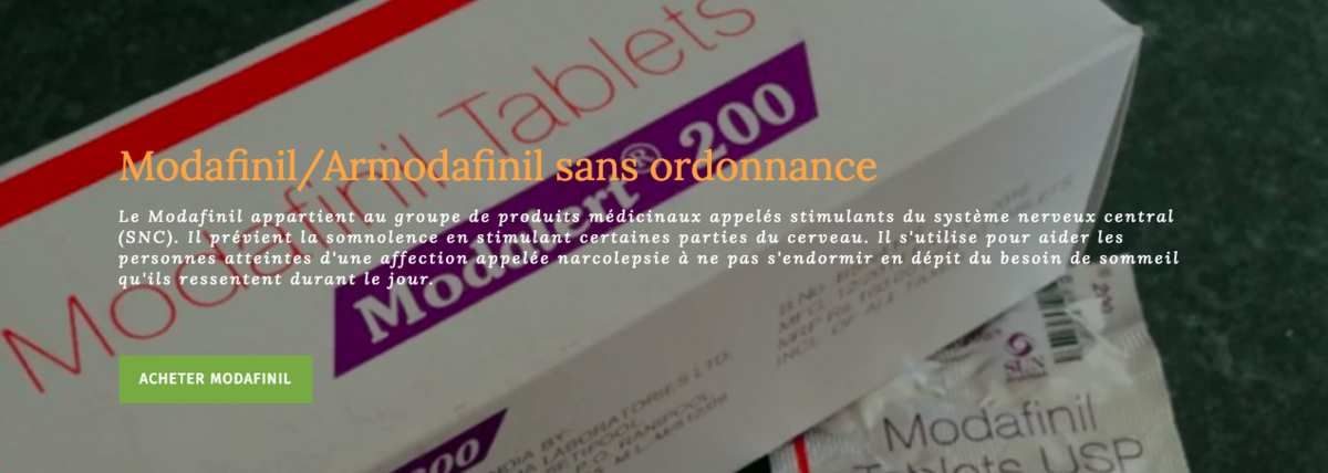 Où Acheter Du Modafinil