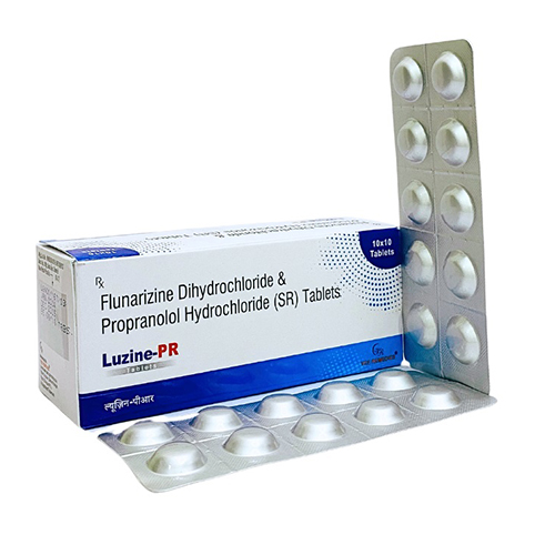 Propranolol 40 mgflunarizine 10 mg