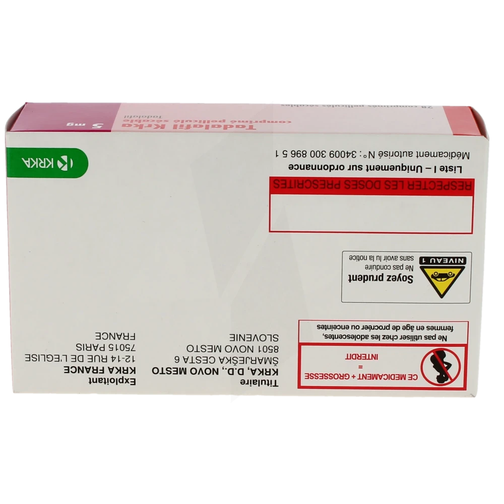 Commander tadalafil 5 mg