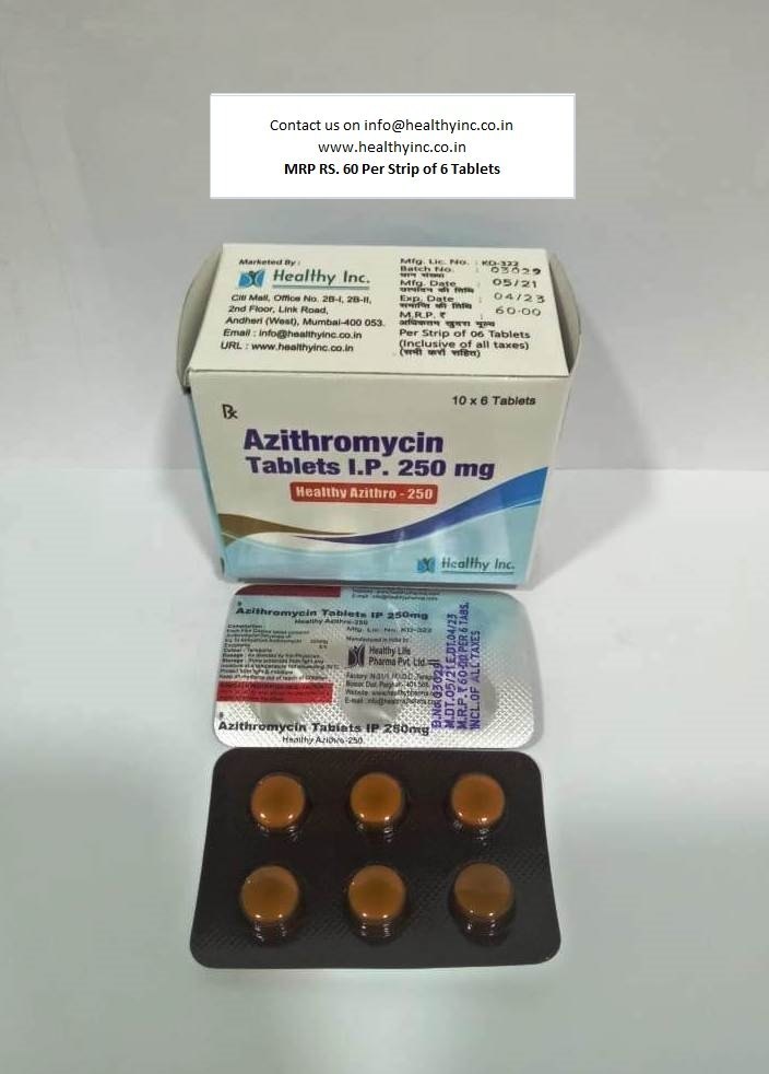 Azithromycin monohydrate 250 mg