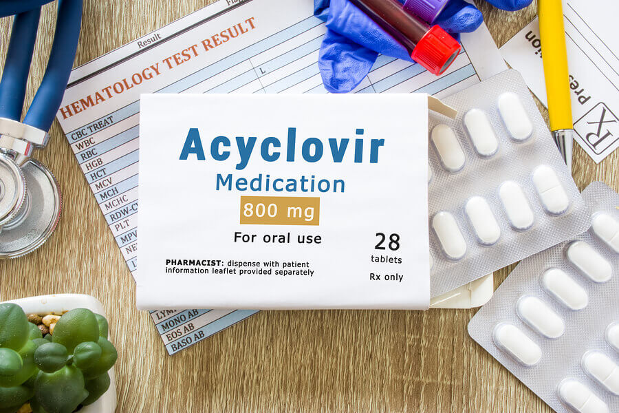 Zovirax de 800 mg