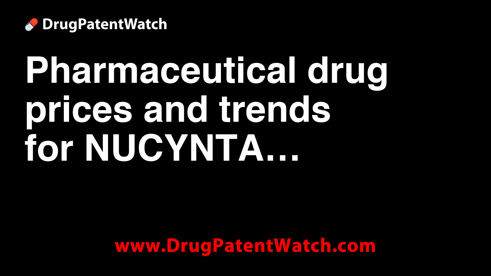 Nucynta Prix