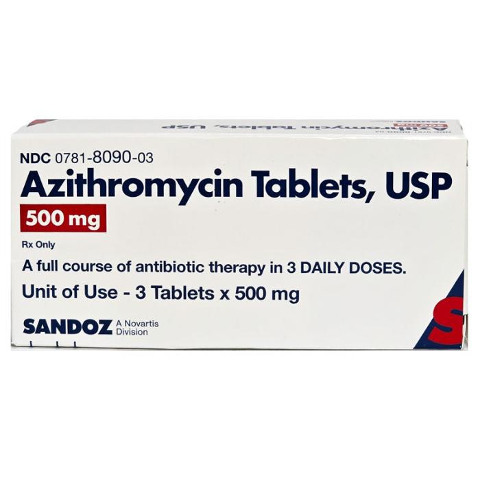 Commander azithromycin