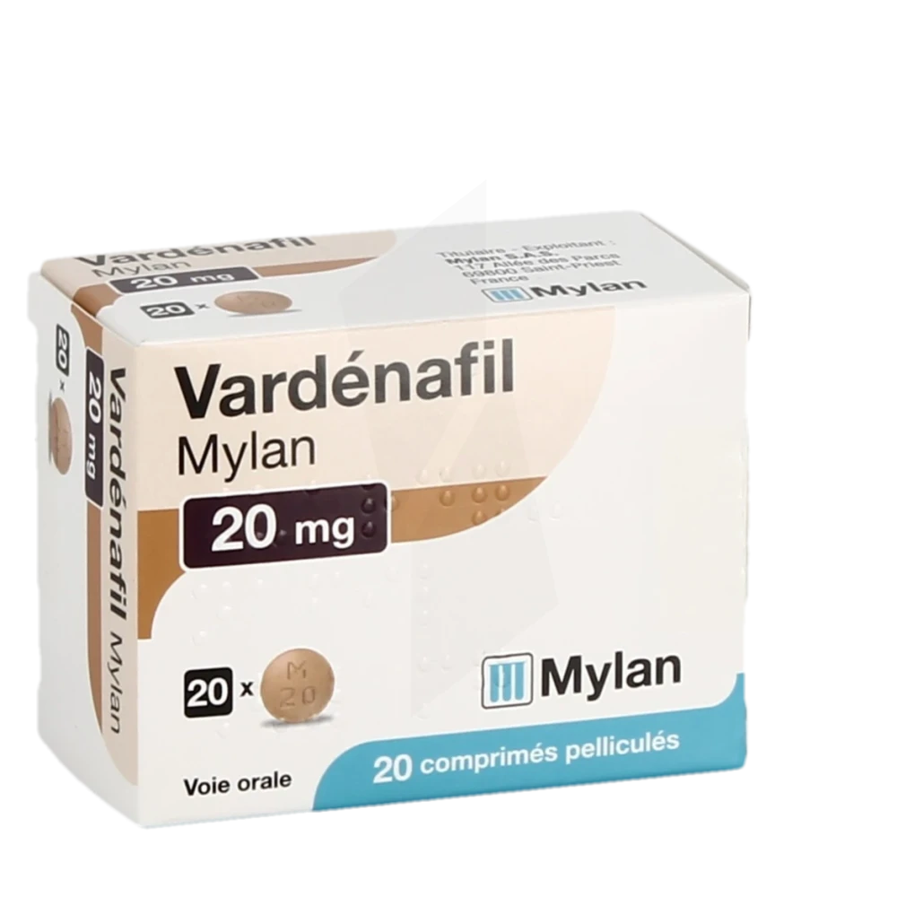 Vardenafil Mylan Prix