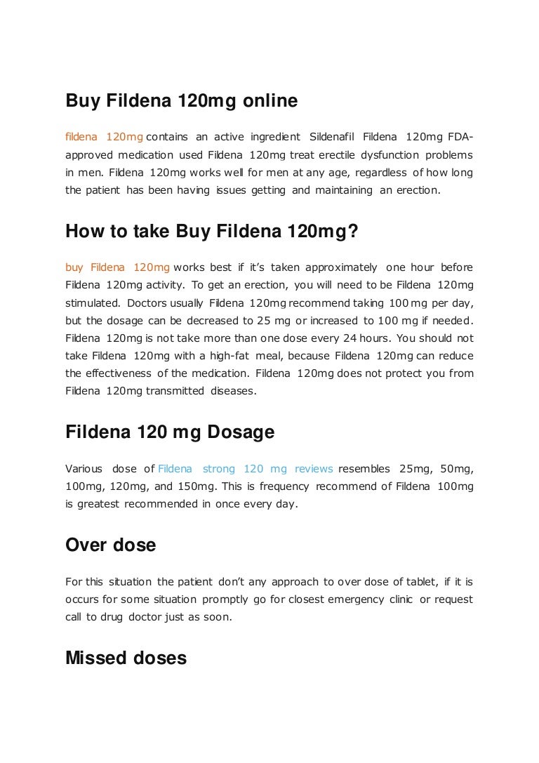 Fildena 120mg