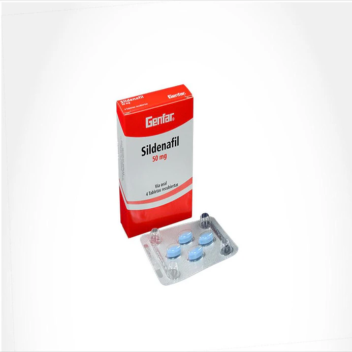 Sildenafil 50 mg 4 tabletas