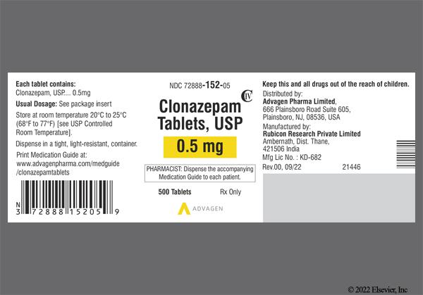 Clonazépam prix