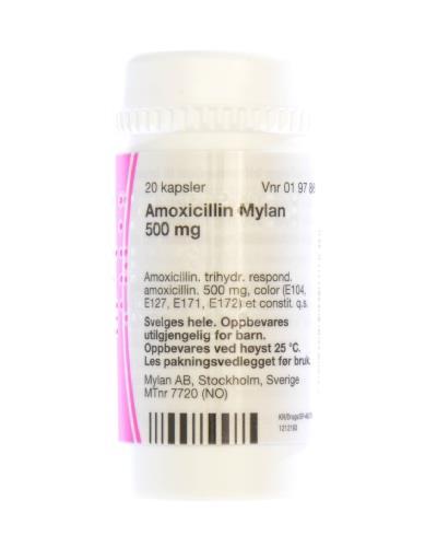 Amoxicilline mylan sans ordonnance