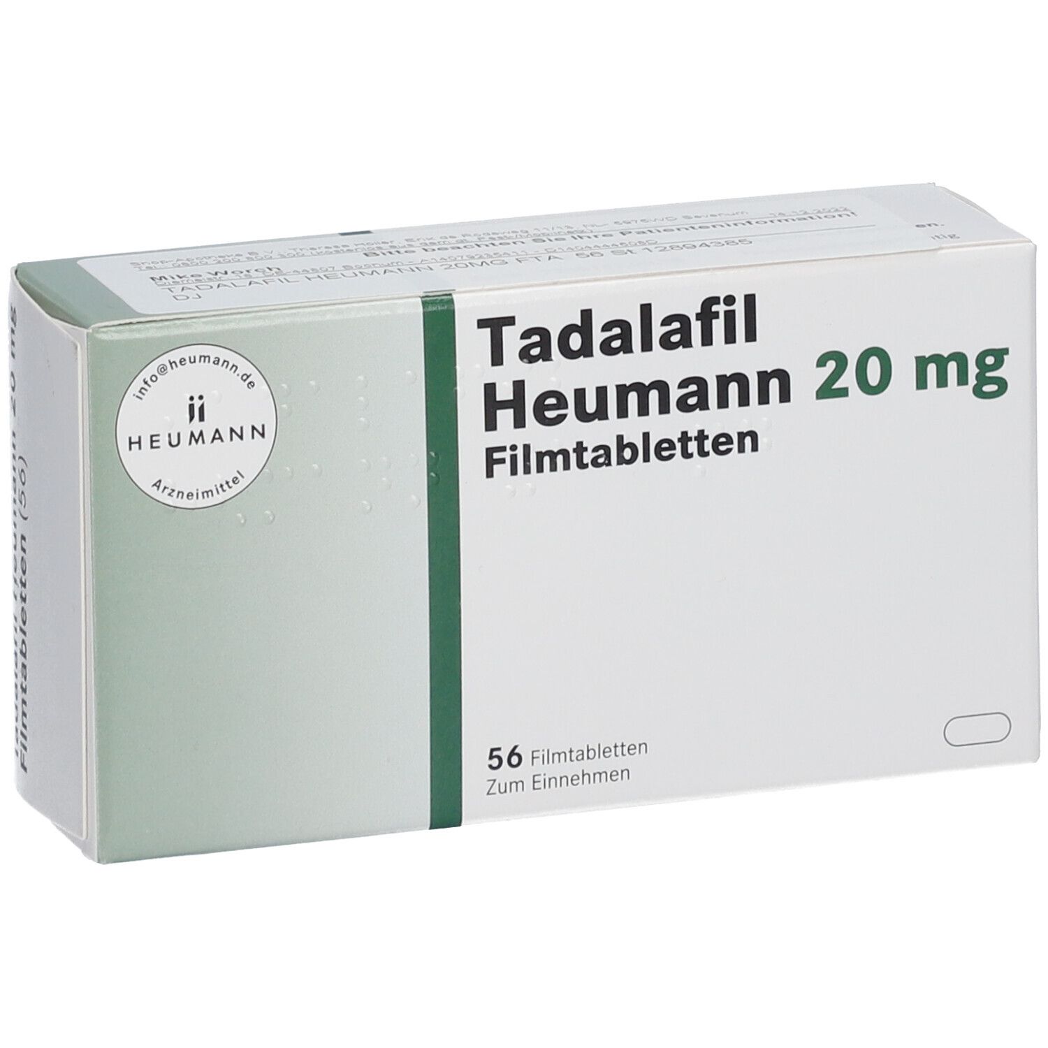 Tadalafil biomo 20mg 56