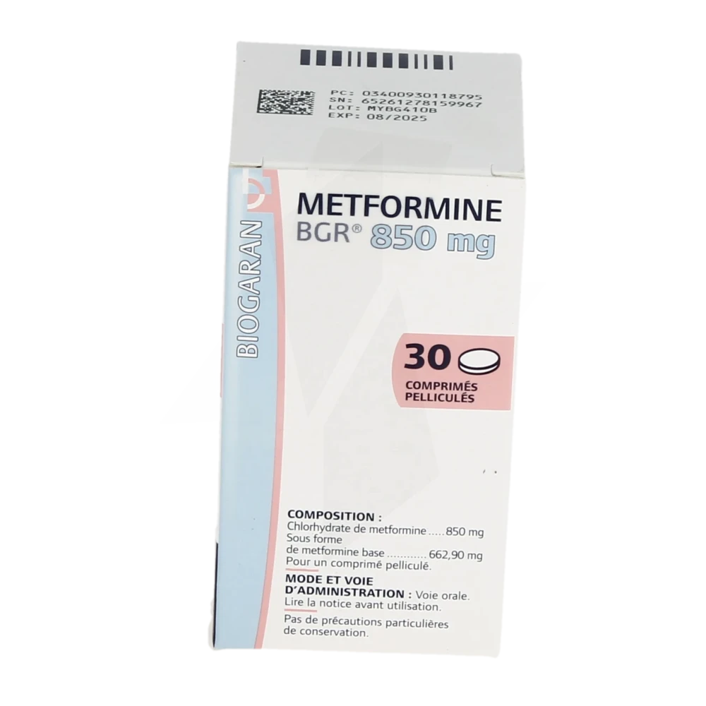 Metformine 850 Prix