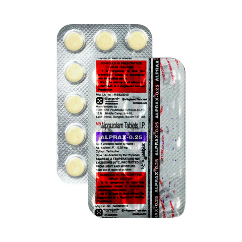 Alprazolam 0.25 mg online