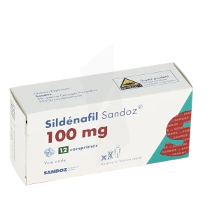 sildénafil 100 mg boîte de 24