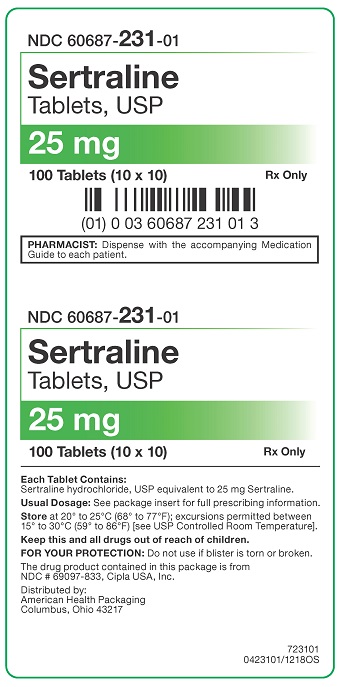 Sertraline 25 Mg Comprimé