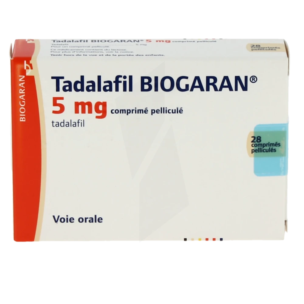 Tadalafil 20mg biogaran prix