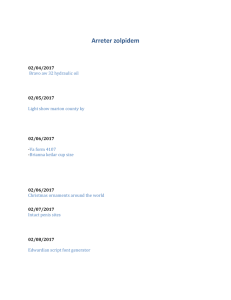 Zolpidem en ligne sans ordonnance