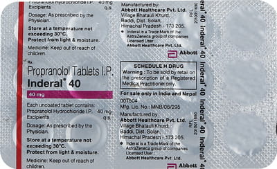 Inderal comprimé 40 mg