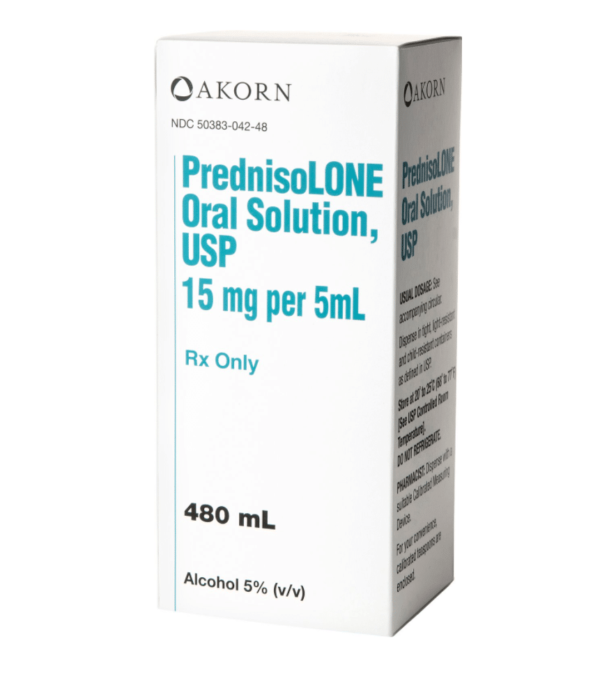 Ordre prednisolone