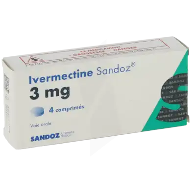 Ivermectine zentiva 3mg