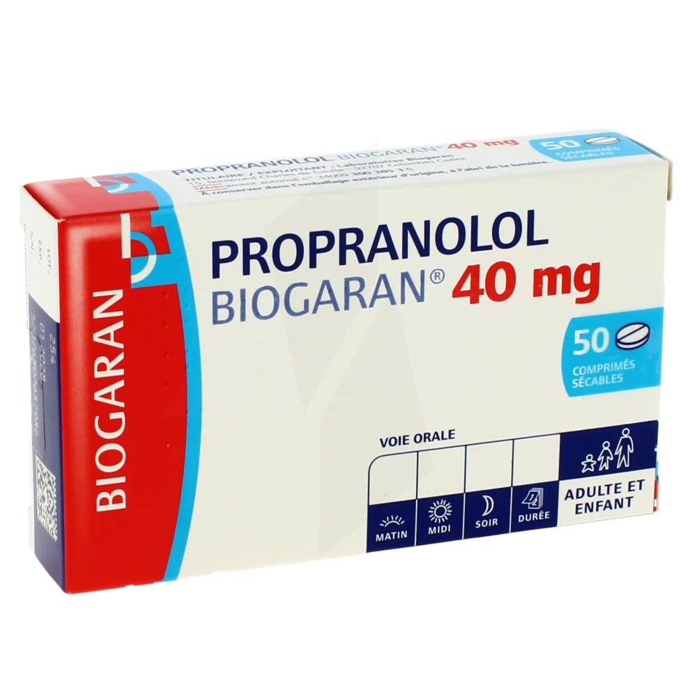 Propranolol 40 mg