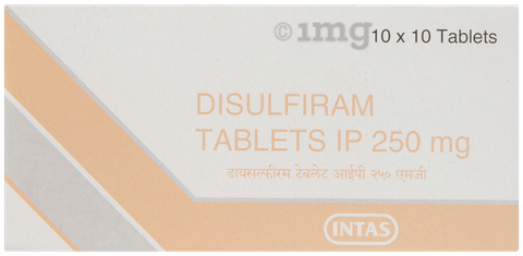 Disulfiram de 250 mg