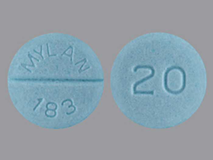 Propranolol 20 mg inderal