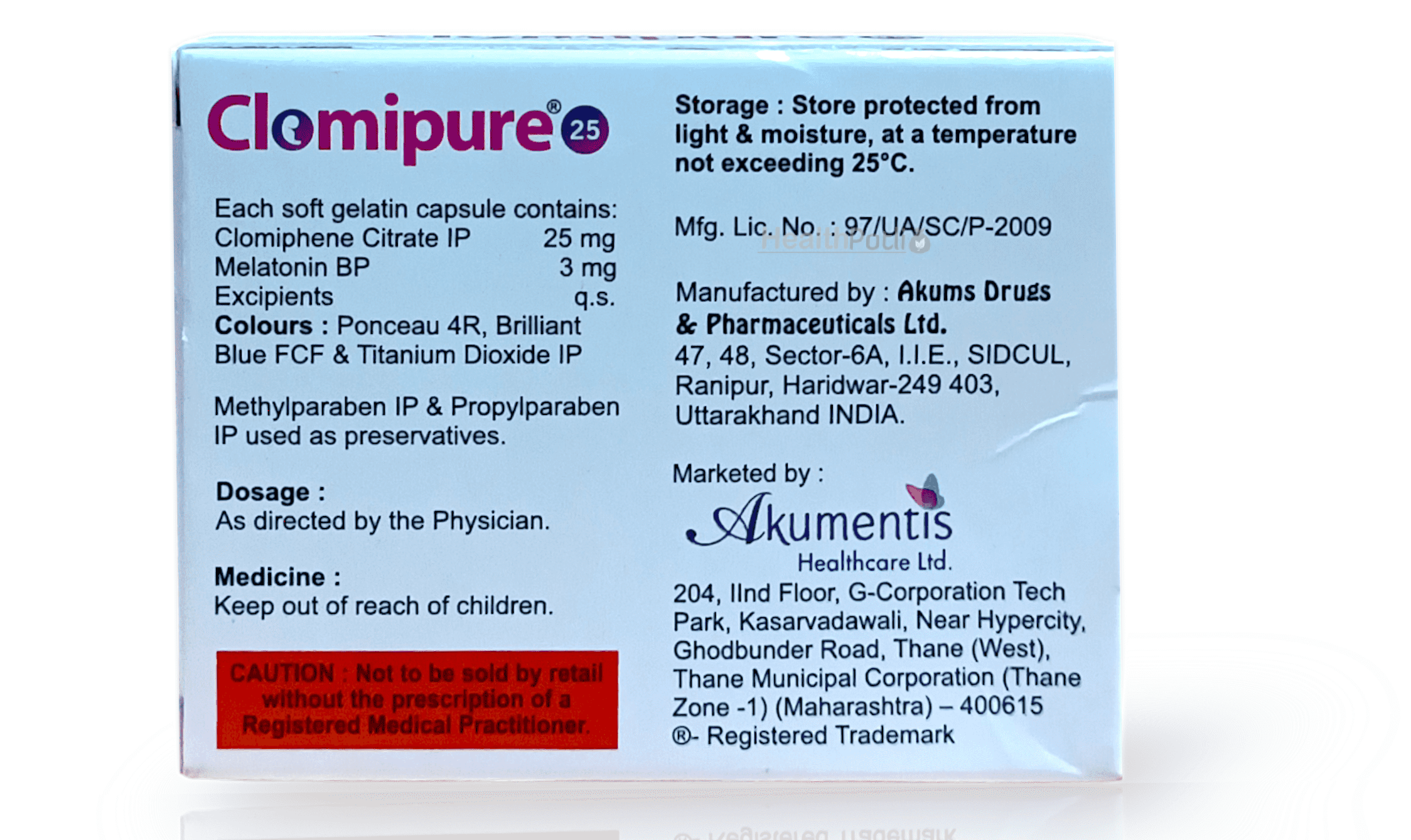 Clomiphène 25mg online