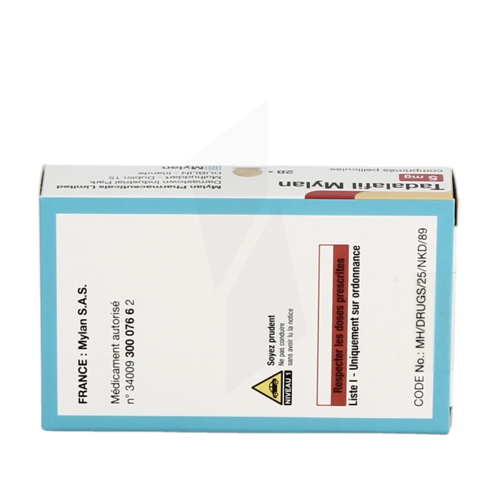 Tadalafil 5 mg biogaran prix