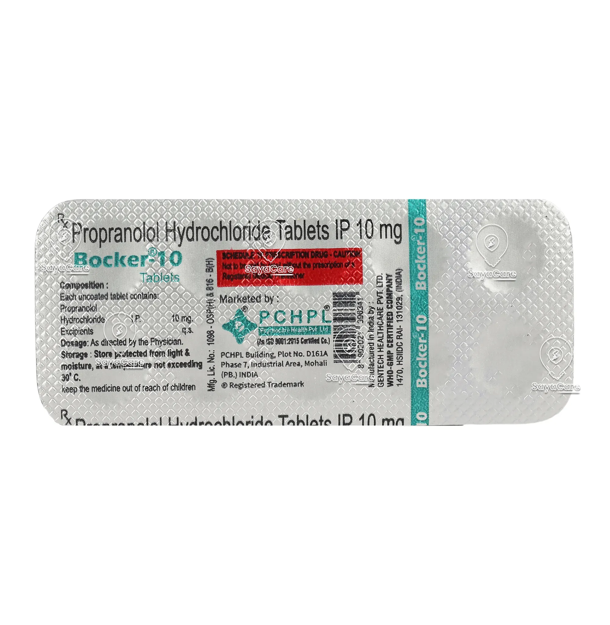 Propranolol 10 mg nhs