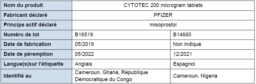prix misoprostol