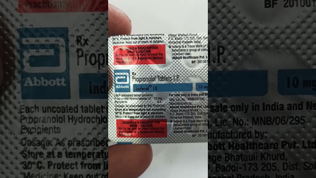 Inderal comp 10 mg