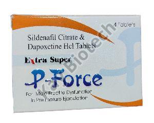 Super p force (sildenafil 100 dapoxetine 60)