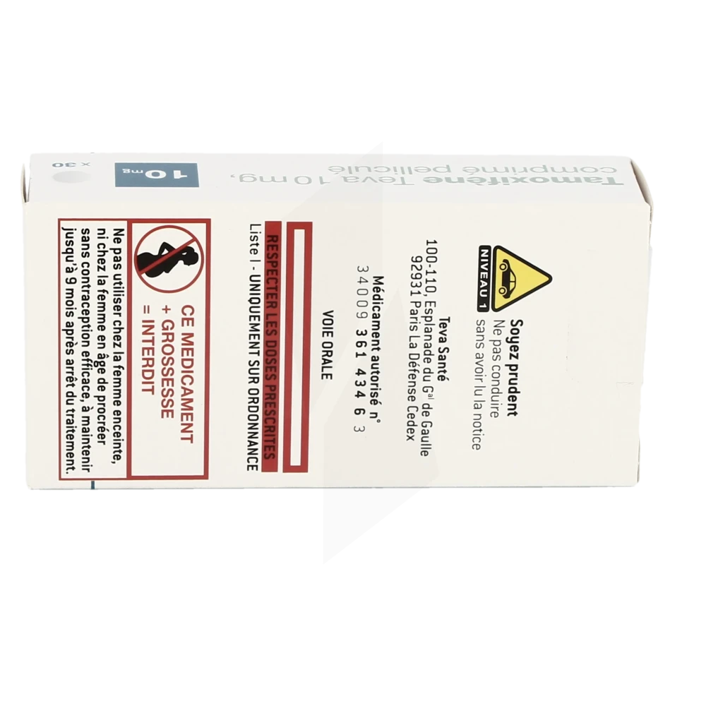 Prix pour tamoxifène