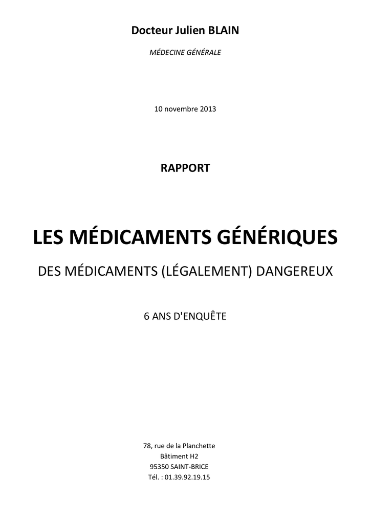 lasilix générique